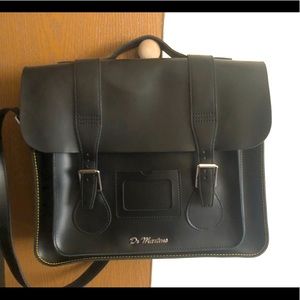 Dr. Martens 15” Leather Satchel [HOLDING]
